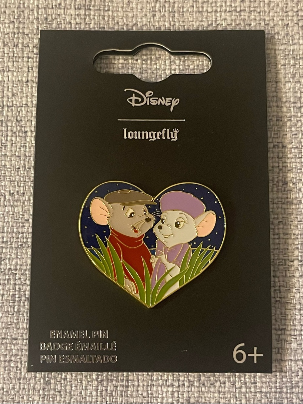 Loungefly Disney The Rescuers Bianca and Bernard Enamel Pin